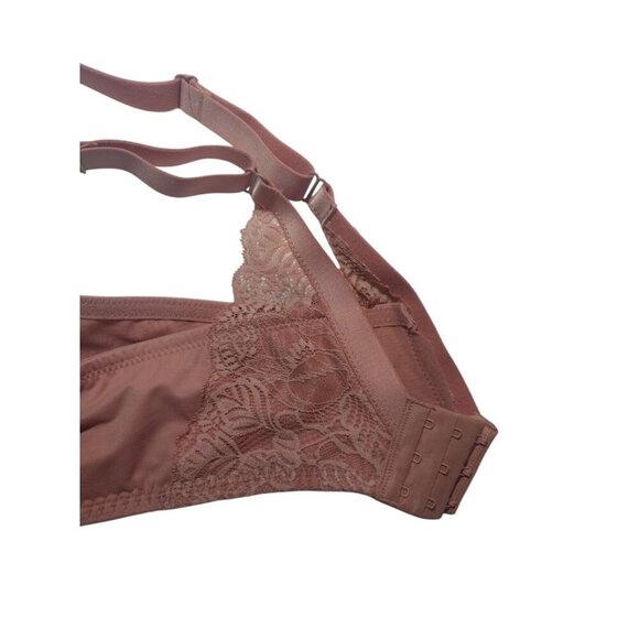 Auden Lace Balconette Bra 46DD Lightly Lined Underwire Adjustable Straps, NWT - Picture 8 of 9